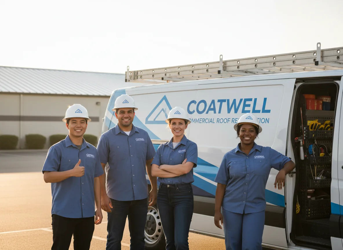 Commercial roof coating company in Choctaw, OK